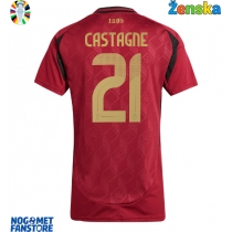 Belgija Timothy Castagne #21 Domaci Dres za Ženska EP 2024 Kratak Rukav